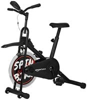 amazon basics Fusion Pro Spin Fitness Bike With Adjustable Cusioned Seat, 7 Kg F...