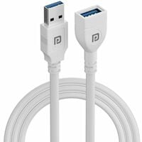 Portronics Uniconnect, 3M USB Extension Cable, Durable USB Type-A Male to Female...