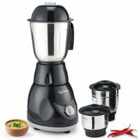 Lifelong LLMG23 Power Pro 500-Watt Mixer Grinder with 3 Jars (Liquidizing, Wet G...