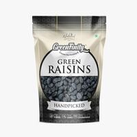 GreenFinity Premium Afghani Seedless Fresh Black Raisins - 1Kg, Vacuumed Pack...