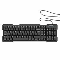 Ambrane Wired Keyboard, 104 Key with Membrane Switch Quick, 12Fn Shortcut Keys, ...