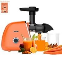 SOLARA Cold Press Juicer for Home, Slow Juicer Cold Pressed Machine for Fruits &...