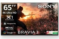 Sony BRAVIA 3 Series 164 cm (65 inches) 4K Ultra HD AI Smart LED Google TV K-65S...