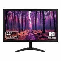 ZEBSTER GV222, 22" LED Monitor Dual HDMI & VGA Input, FHD 1920 x 1080, 250nits B...