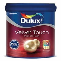 Dulux Velvet Touch Pearl GLO Interior Emulsion Paint (4L, Black Mica)