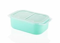 HAPPI Multipurpose Plastic Airtight Masala Box for Kitchen, (3000 ml - Sea Green...