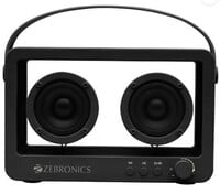 ZEBRONICS Sound Feast 75 (Zeb-PSPK 53) 14 W Bluetooth Party Speaker  (Black, Ste...