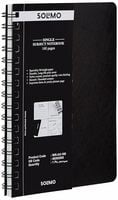 Solimo Wirebound Notebook, A5 Size, 160 Pages, Single Ruled, 70 GSM Paper...