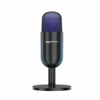 amazon basics Condenser USB Microphone with Adjustable Stand | Plug and Play | R...