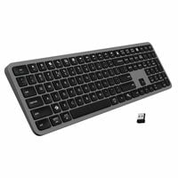 ZEBRONICS K5002MW Slim Wireless Keyboard with in-Built Battery, Copilot AI Key, ...
