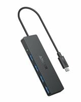 Anker USB C Hub, 4 Ports USB 3.0 Data Hub with 5Gbps Data Transfer, 0.7ft Extend...