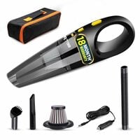 IBELL VC4480 Car Vacuum Cleaner | 120W High Power 5500Pa Suction | 2-in-1 Wet & ...