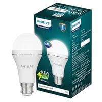 PHILIPS Stellar Bright Rechargeable Emergency Inverter LED Bulb, B22 8.5-Watt-Cr...
