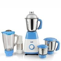 Glen Mixer Grinder 750 W with 3 Stainless Steel Jars, 1 Transparent Jar with fru...