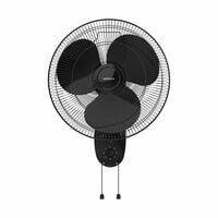 Havells Gatik Pro 400mm Wall Mount Fan | RPM: 1350 | Double string for Speed & O...
