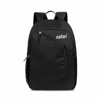 Safari Hexa 21 Ltrs Water Resistant 3 Compartment Backpack - Black, S (HEXA19CBB...