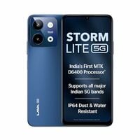 Lava Storm Lite 5G (Astral Blue, 4+4*GB RAM, 128GB Storage) | India's First MTK ...