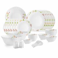 Cello Opalware Dazzle Series Secret Garden Dinner Set, 35 units