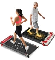 Sparnod Fitness STH-3003 3-in-1 Double-Sided Walking Pad Treadmill for Home Use ...
