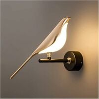 Desidiya Metal Modern Chirpy LED Bird Light for Living Room,Bird Pendant Light f...