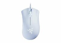 Razer DeathAdder Essential White Edition - 6400 DPI Ergonomic Wired Gaming Mouse...