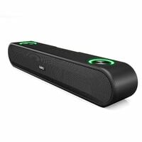 GOVO GoSurround 220 16W Bluetooth Sound bar, 2000 mAh Battery, 2.0 Channel with ...
