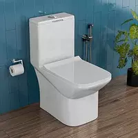 CLUSTER Ceramic Commode For Toilet/One Piece Western Toilet/Commode With Soft Cl...