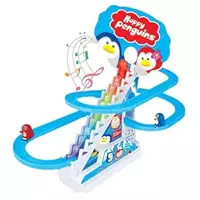 Storio Penguin Slide Track Set with Lights & Music | Penguin Climbing Toy for Ki...
