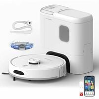 MILAGROW Imap15 AI Plus Lidar Robot Vacuum | 10000Pa Suction | 3.5L Self-Empty |...