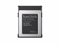 SanDisk PRO-Cinema CFexpress Type B Card​ 320GB up to 1700MB/s Read, up to 150...
