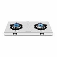 Sunshine Falcon 2 Burner | Ultra Slim 2 Burner Stainless Steel Gas Stove  (Silve...