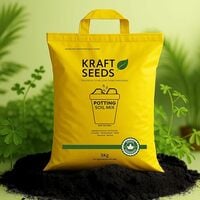 Kraft Seeds Organic Potting Soil Mix 5Kg | Natural, Anti-Fungal, Nutrient-Rich S...