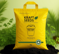 Kraft Seeds 100% Natural Organic Potting Soil Mix for Plants 5Kg, High Water Ret...