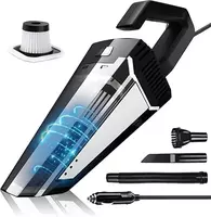 DEESSE 12V 5.5KPA High Power Wet & Dry Portable Handheld Car Vacuum Cleaner Car ...