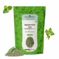Neuherbs Spearmint Tea 100g (Pack of 1) Herbal Loose Leaf Tea To Promote Refresh...