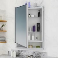 ZOLMIX® Premium Bathroom Cabinet with Mirror and Large Storage Space