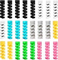 Sounce 25 Pcs Spiral Cable Protectors
