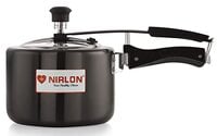 NIRLON Induction and Gas Compatible Hard Anodised Inner Lid Aluminium Pressure C...