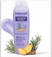Naturali Anti-Hairfall Shampoo with Rosemary, Korean Ginseng & Biotin | Proven 3...