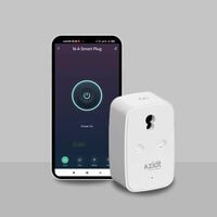 AZIOT 16A Smart Plug with Energy Monitoring, WiFi & Bluetooth, Made in India, Ti...