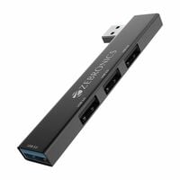 ZEBRONICS 210HB, 4 in 1 USB Hub, USB 3.0, 4 USB Ports, Speeds Upto 5 Gbps, Metal...