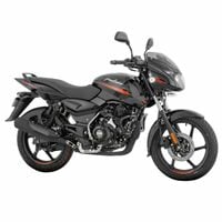 Bajaj Pulsar 125 Neon Disc Motorcycle/Motorbike - Ebony Black Solar Red Decals -...