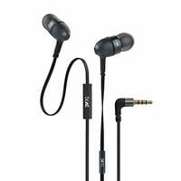 boAt BassHeads 225 in-Ear Super Extra Bass Wired Headphones, with Mic (Black)...