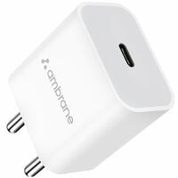 Ambrane 20W Type C Mobile Charger Adapter, Fast Charging for Android, iPhone...