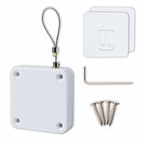 Punch-Free Automatic Sensor Door Closer, Multifunctional With Steel Drawstring f...
