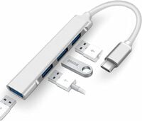 Sounce 4 in 1 Portable USB C Hub (Type-C to 4 USB-A Ports)