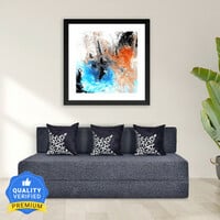 Friends Life Fashion Life-5X6 Comfort for All with 3 Seater Double Foam Fold Out...