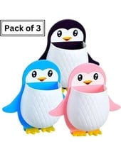 PYORIT Penguin Toothbrush Holder/Brush Stand/Pen Holder/Kitchen/Bedroom Plastic ...