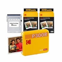 KODAK Mini 3 Retro 4PASS Portable Photo Printer (3x3 inches) + 68 Sheets Bundle,...