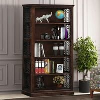 MODERN FURNITURE SHEESHAM Contemporary Solid Sheesham Wooden Bookshelf